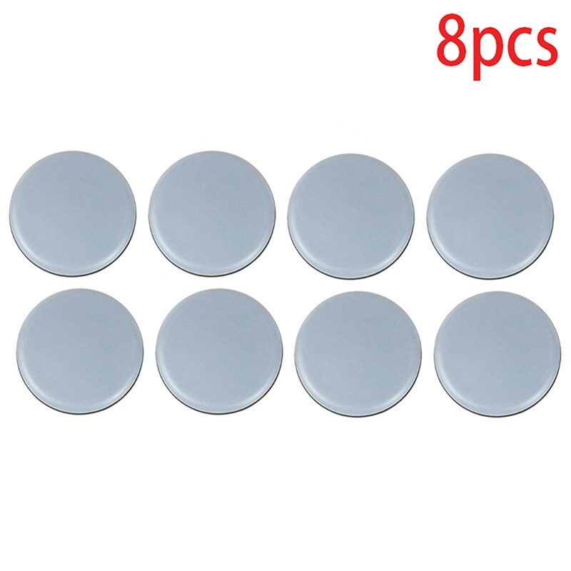 Furniture Legs Slider Pads Self-Adhesive Anti-abrasion Floor Protector Easy Move Heavy Table Sofa Glides Mat Home Supplies: 8pcs-round-25mm