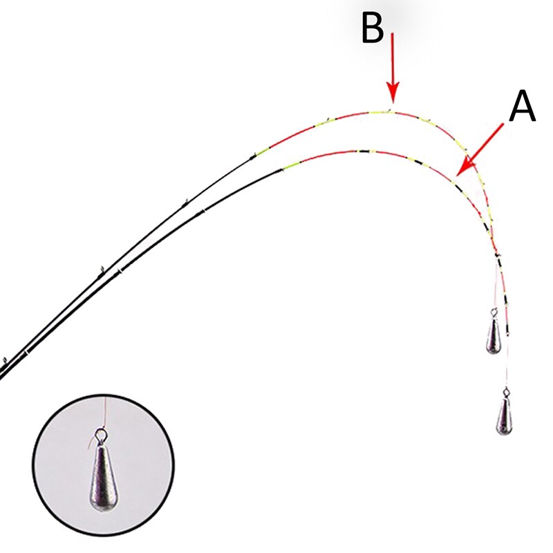 55cm Halb/voll Titan Legierung Floß Tipp tipp Reparatur Änderung Und Ersatz Von Angelrute Spitze flexibel Spitze