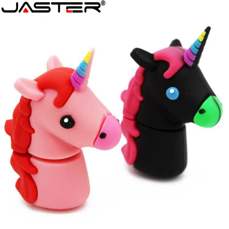 JASTER unicornio nueva Despicable Me 2 USB Flash Drive 100% de dibujos animados memoria extraíble Pendrive 4GB 16GB 32GB 64GB Pen Drive juguete