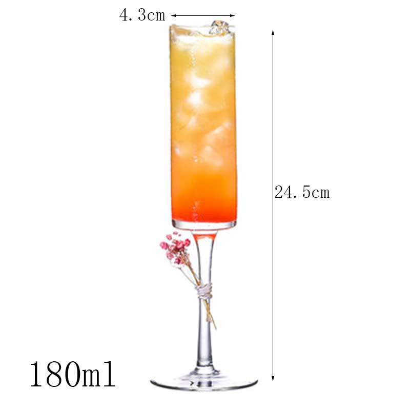1Pcs Cocktail Glass Kitchen Bar Wine Glass Martini Cup Champagne Flutes Goblet Cup Wedding Party Drinking Glasses vaso: O