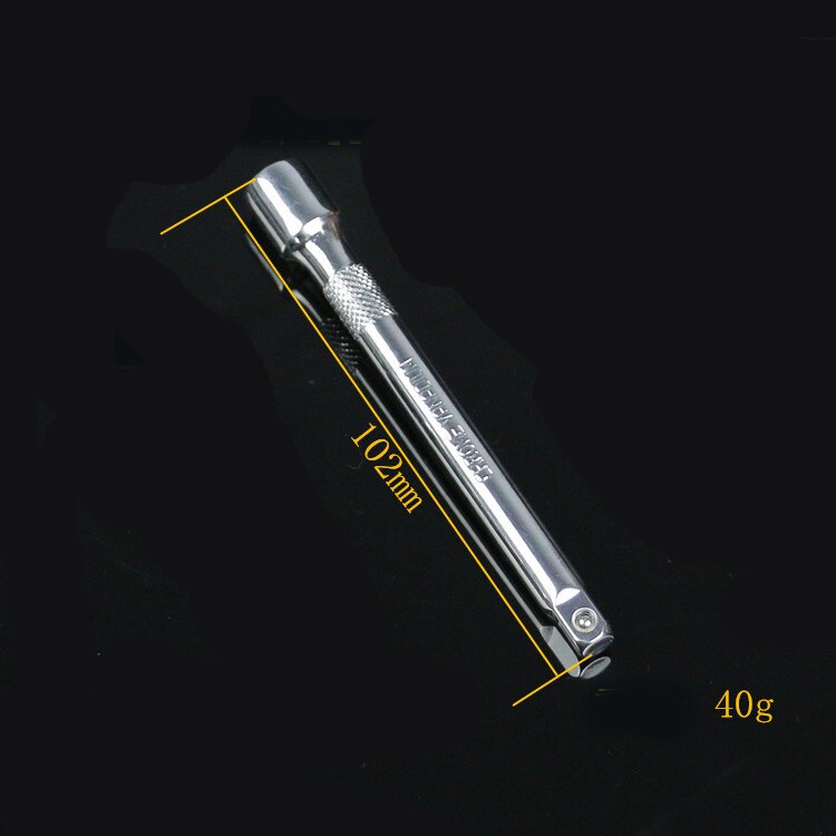 Clé à douille à cliquet, barre d&#39;extension longue et adaptateur, outil de Type L, tige coudée, barre coulissante, 1 pièce, 1/4 pouces: Middle Rod 100mm