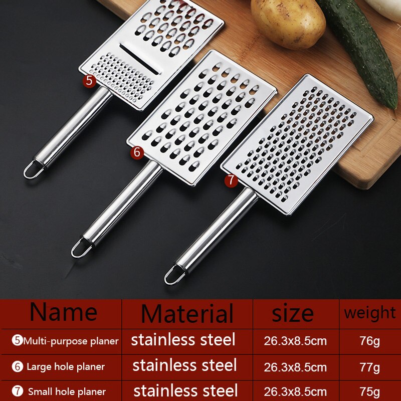 Krajalnica robić warzyw ze stali nierdzewnej drobna tarka robić ziemniaków tarka robić rozdrabniania płaska ręczna tarka robić sera robić kuchni