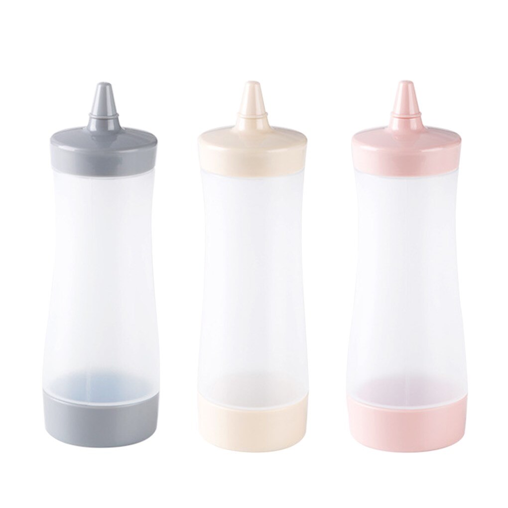 1Pc Saus Fles Mosterd Tomaat Saus Kruiderij Dispenser Container Plastic Knijpfles