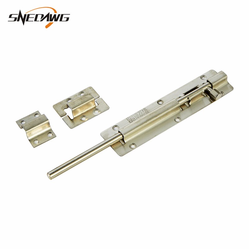 3/4/5/6/8/10/12inch Barrel Bolt Stainless Steel House Security Barrel Door Bolt Home Gate Window Safety Hardware Bolt Lock Latch