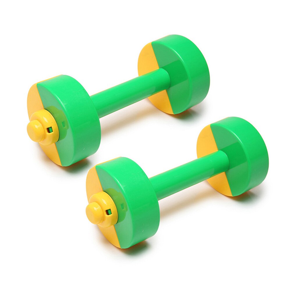 Dmar håndvægte bærbare til børn legetøj fitness vægte aerob træning greb puslespil oppustelige bold legetøj til børn: Grøn