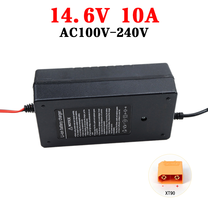 12v batterilader 14.6v 5a 10a 20a lifepo 4 lader 12v 24v hurtigladende litiumbatterilader til bil 12.8v høystrømsadapter: Himmelblå