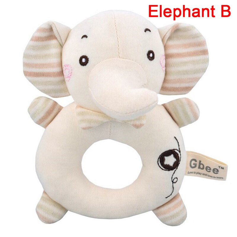 1Pc Baby Rasseln Weiche Karikatur Nette Plüsch Ebene Rasseln Spielzeug Art Pädagogisches Handbells Weiche Kleinkind Baby Komfort Spielzeug: B2