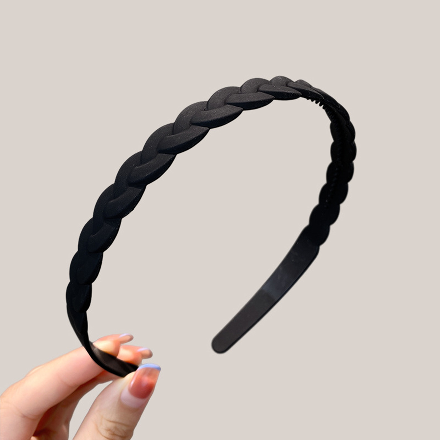 Antislip haarbanden voor vrouwen mannen eenvoudige bezel hoofdband wassen haar pony houder gezichtsmasker haar hoepel haarband haaraccessoires: Lavendel