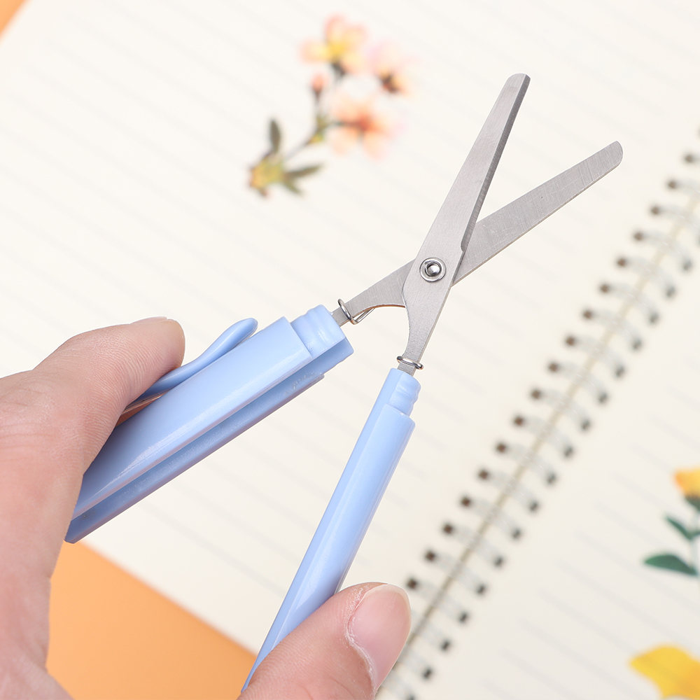 1Pc Kreative Stift bilden Schere Kawaii Multifunktions Falten Schere DIY Tragbare Papier-Schneiden Kunst Werkzeug Schule Büro Liefert