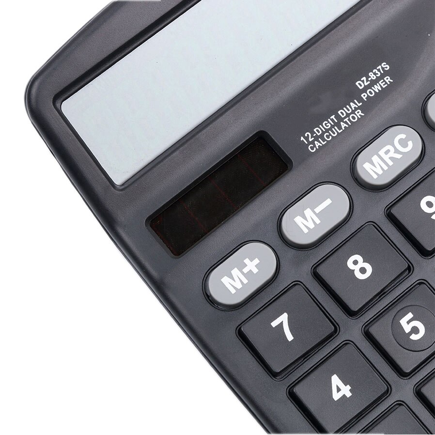 Universal Solar Calculator Calculate Solar 2 In1 Powered 12 Digit Electronic Calculator With Big Button For Office