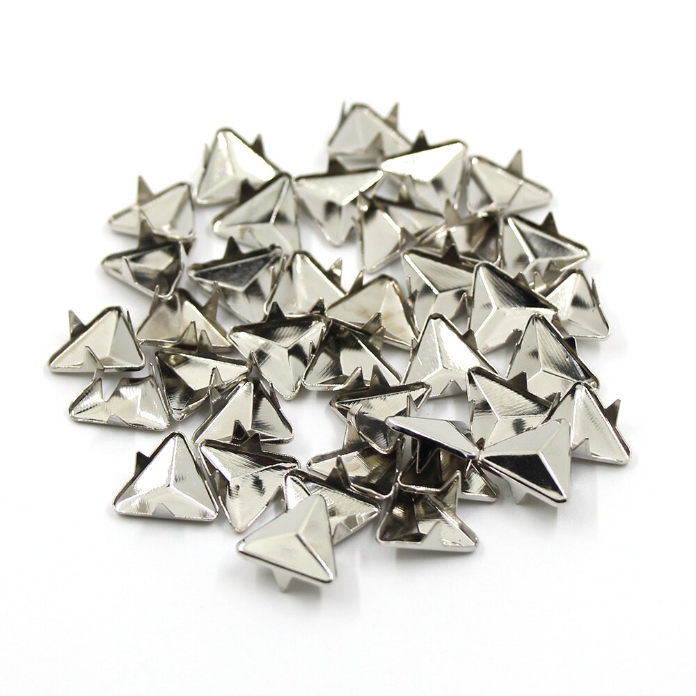 Metall Krallen Nieten 100Stck Splitter 12MM 16MM Nieten Nailheads Nieten Handwerk DIY Armbänder Kleidung Taschen Schuhe Gürtel Punk Zubehör