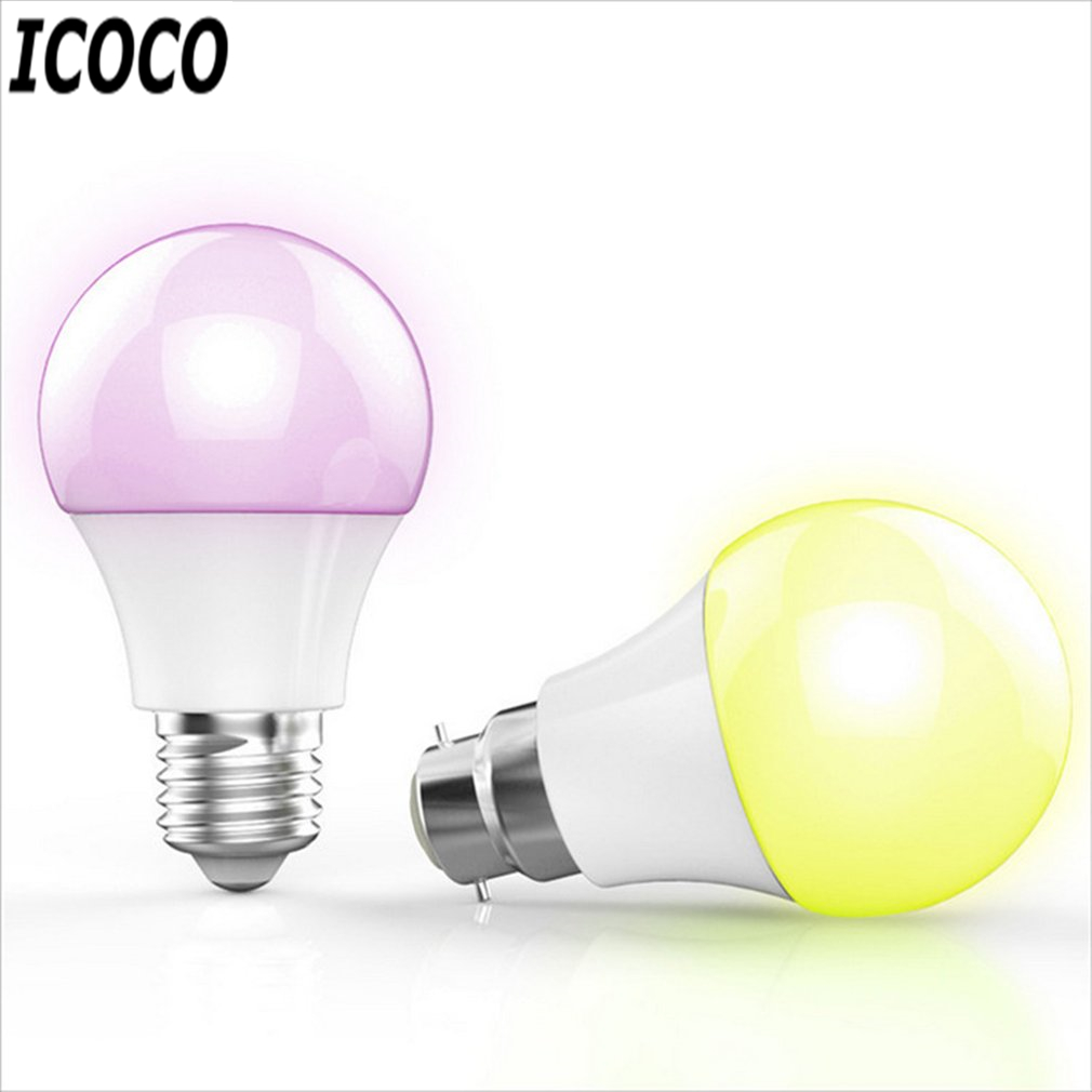 ICOCO Smart Bluetooth LED Licht E27 Multicolor Dimmer Gloeilamp Voor iOS Voor Android Systeem Afstandsbediening Anti-interferentie