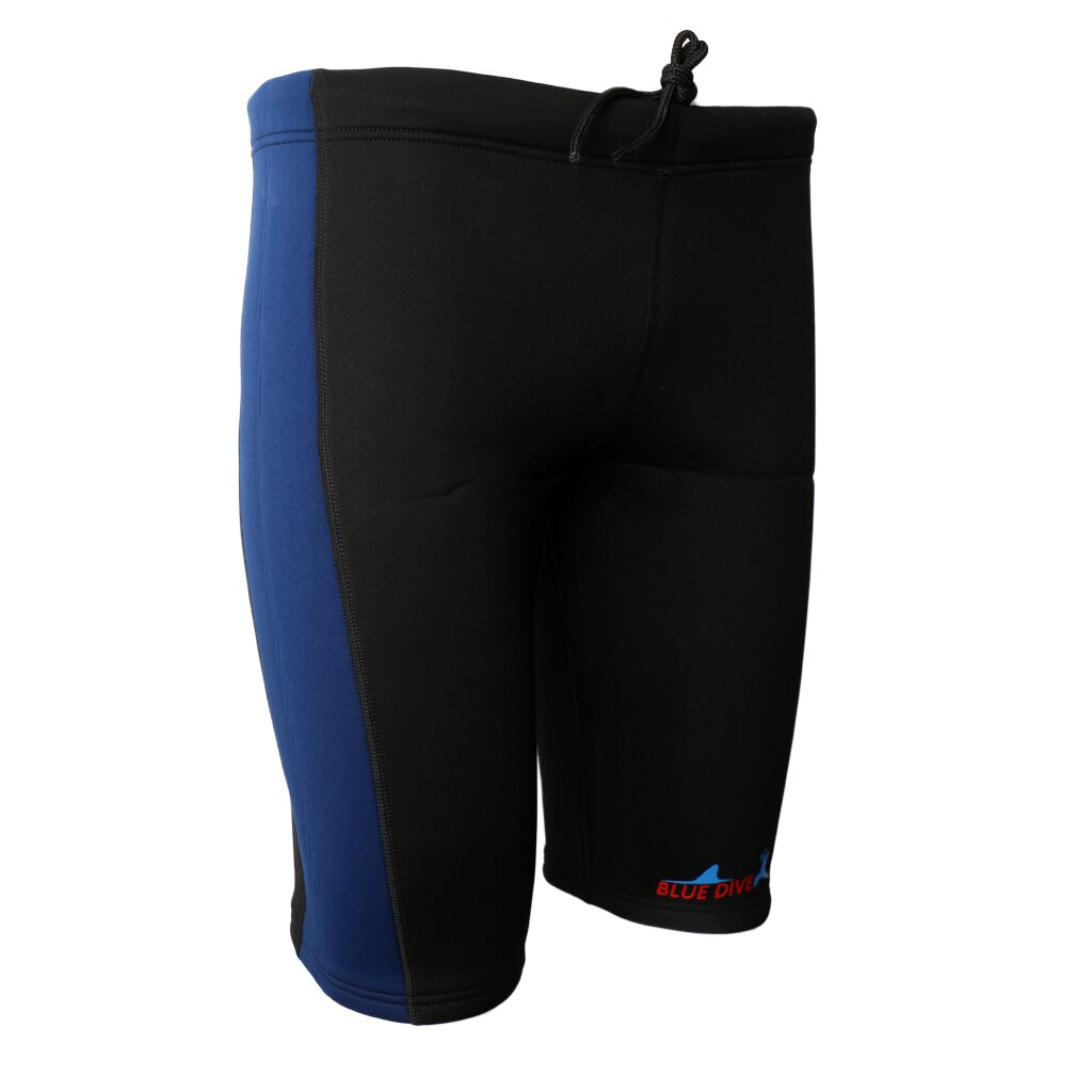 Unisex 3mm neopren dykkershorts våddragter bukser stretch varm behagelig vintersvømning roning sejle surfing bukser mænd kvinder: Marine xxl