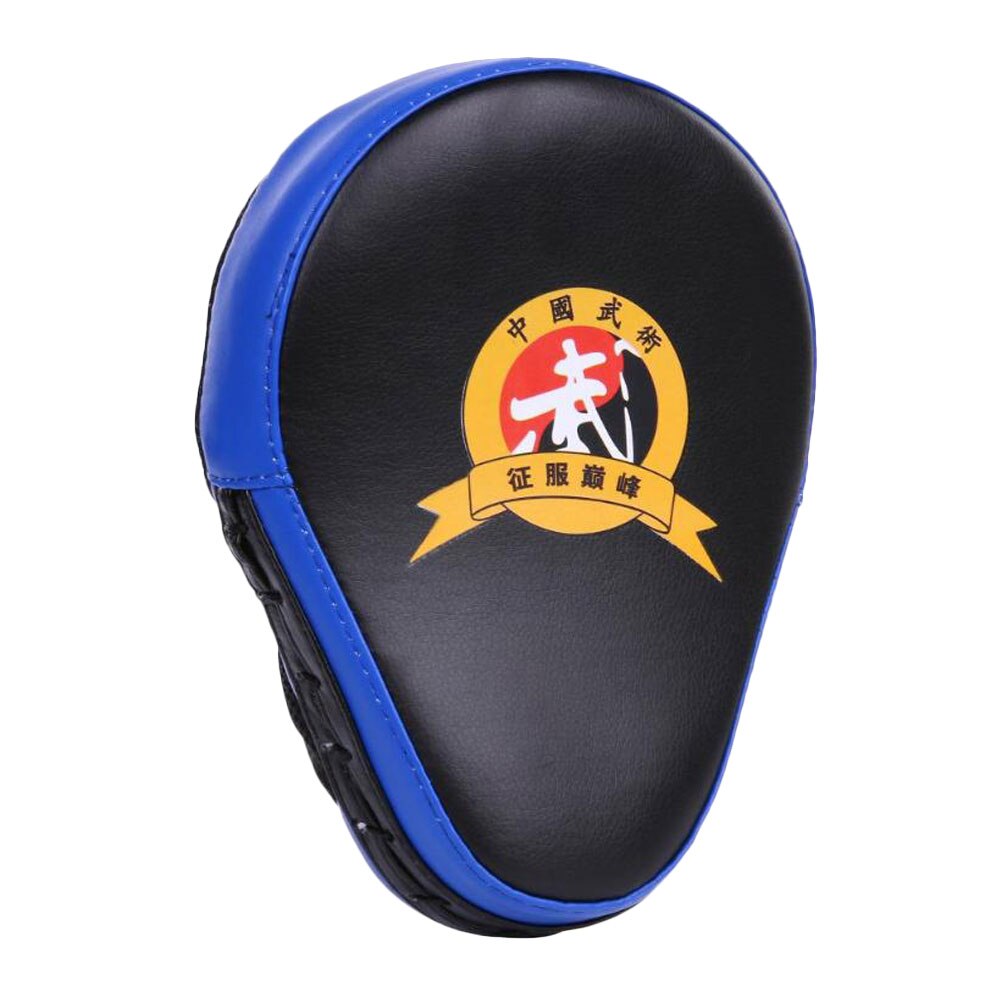 Hand Target MMA Martial Thai Kick Pad Kit Black Karate Training Mitt Focus Punch Pads Sparring Boxing Bags: Blue