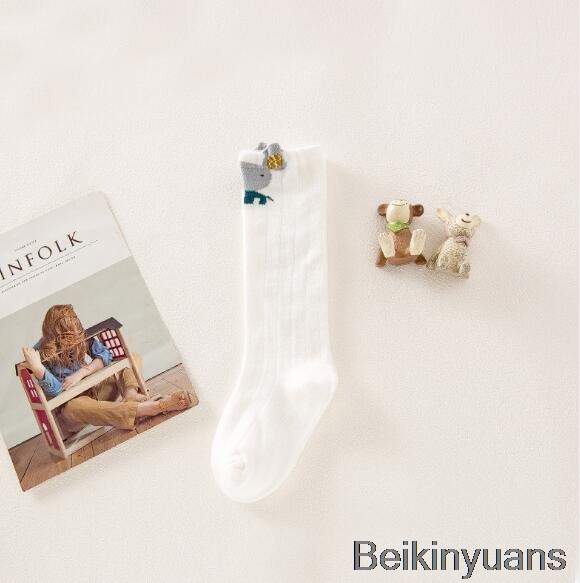 1 Pair Unisex Sveglio Bello Del Fumetto di Fox Kids del bambino Calzini E Calzettoni Al Ginocchio Della Ragazza del Ragazzo Del Bambino Del Bambino Calzini E Calzettoni animale infantile Morbido Cotone calzino: White / M (1-3 years old)