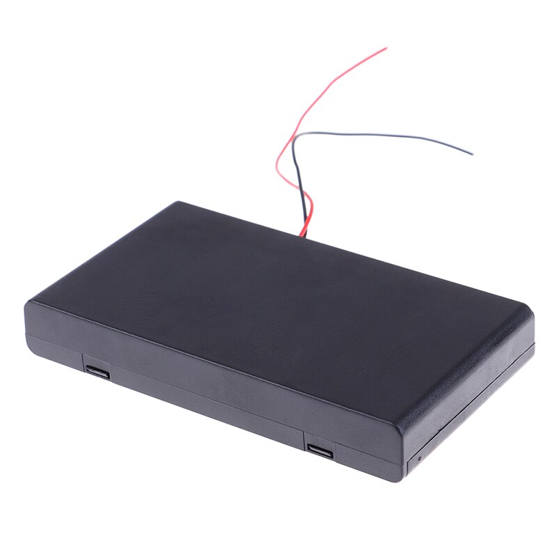 On/off 8x1.5V 12V 8AA 2A batterie boîte de rangement 8 AA support de batterie avec interrupteur fils fils bricolage 8 fente AA 8XAA 8 X AA