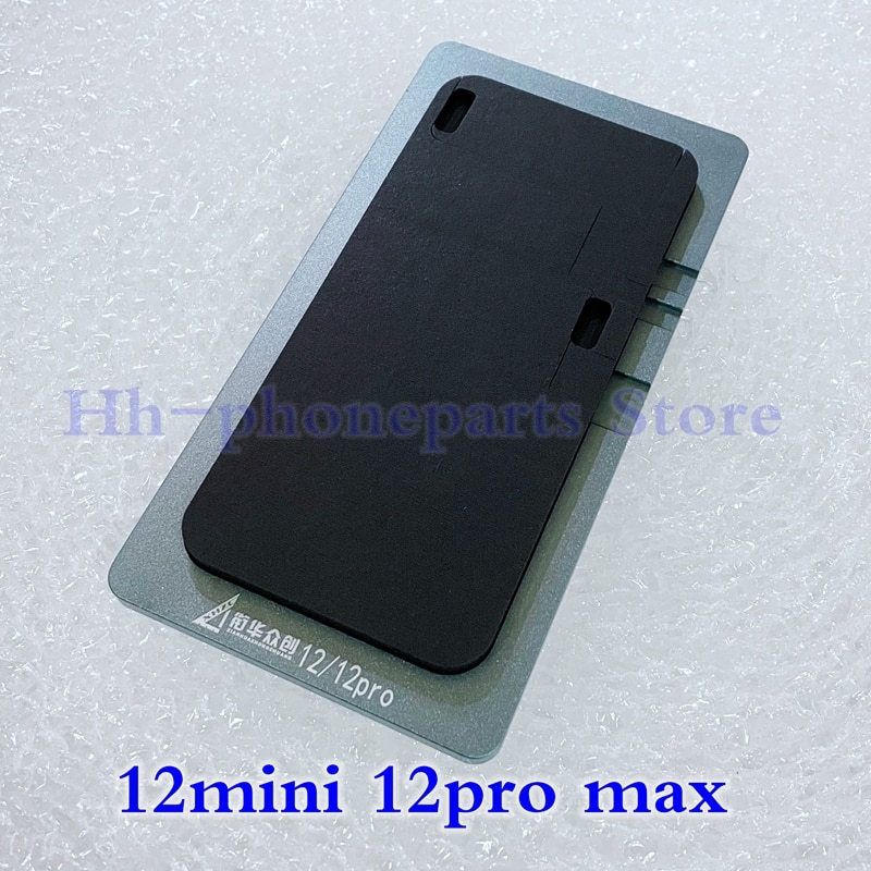 Silicone Black Rubber Pad Mat Mold Mould Voor Iphone 12Mini 12 Pro Max Lcd Touch Screen Laminaat