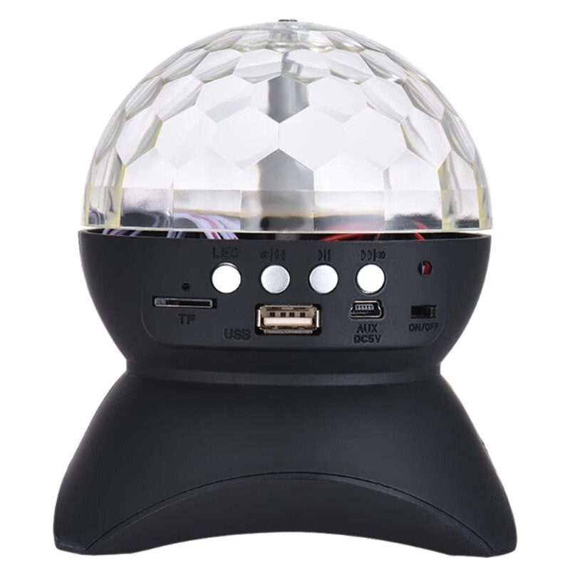 Star Project Master Stage Lighting Wireless Bluetooth Light Speaker LED Rotating Crystal ic Ball DJ Stereo
