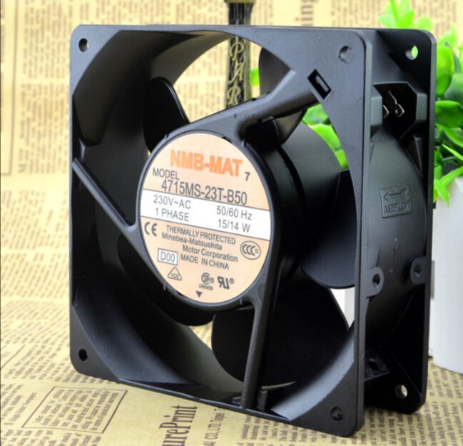 CYRMZAY Ventola Di Raffreddamento Compatibile Con NMB 4715MS-23T-B50, 230V AC 15-14W 120x120x38mm - 3