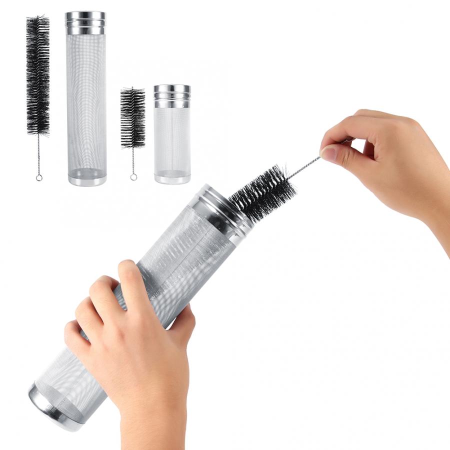 Stal nierdzewna Homebrew napar piwo chmiel pająk filtr z siatki sitko z 300 mikrometrów siatka zestaw szczotek robić czyszczenia akcesoria barowe