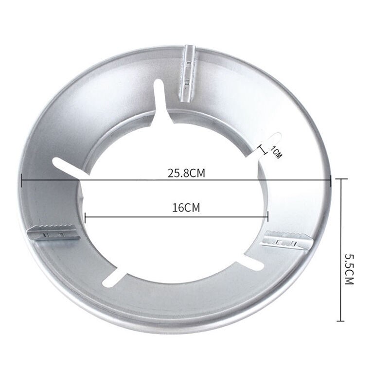 Energy-Saving Cover Fire-Proof Windshield Windshield Gas Gas Stove Windproof Bracket 5 Openings