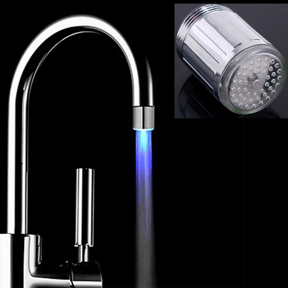 7 Color LED Shower Head Pressure Automatic Waterfall Shower Bathroom Shower Head LED Water Faucet лейка для душа chuveiro ducha: 1 LED Water Faucet