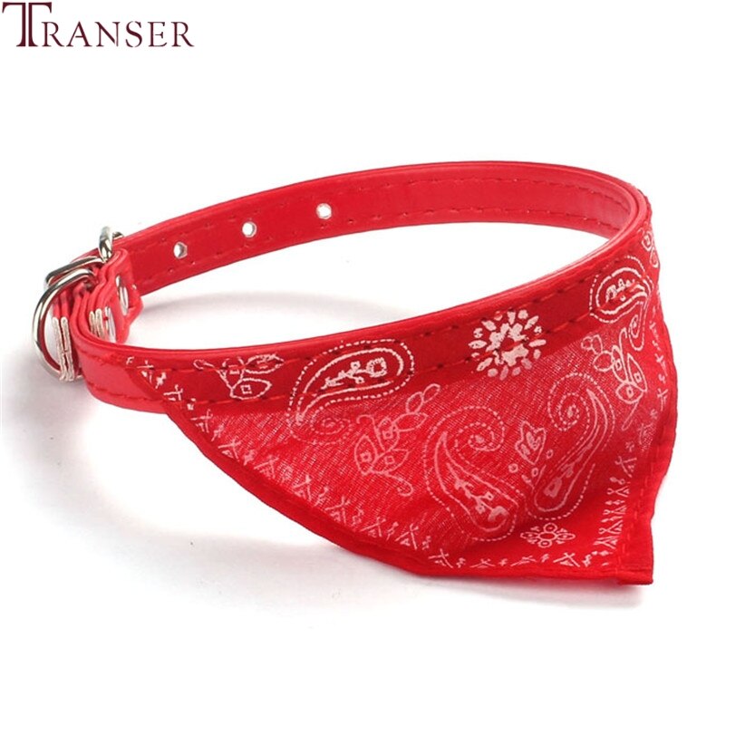 Transer Goedkope Jacquard Print Puppy Pu Lederen Halsdoek Sjaal Bandana Halsbanden Voor Kleine Hond 800710