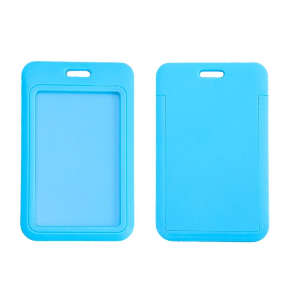 Tarjetero de plástico para estudiantes, funda bonita para tarjetas de crédito: Color vino