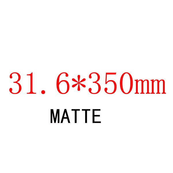 Mcfk 3k reggisella per bicicletta in fibra di carbonio MTB Road Bike Super Light Tube Mountain Cycling Parts lunghezza 165g 450mm: 31.6x350mm matte