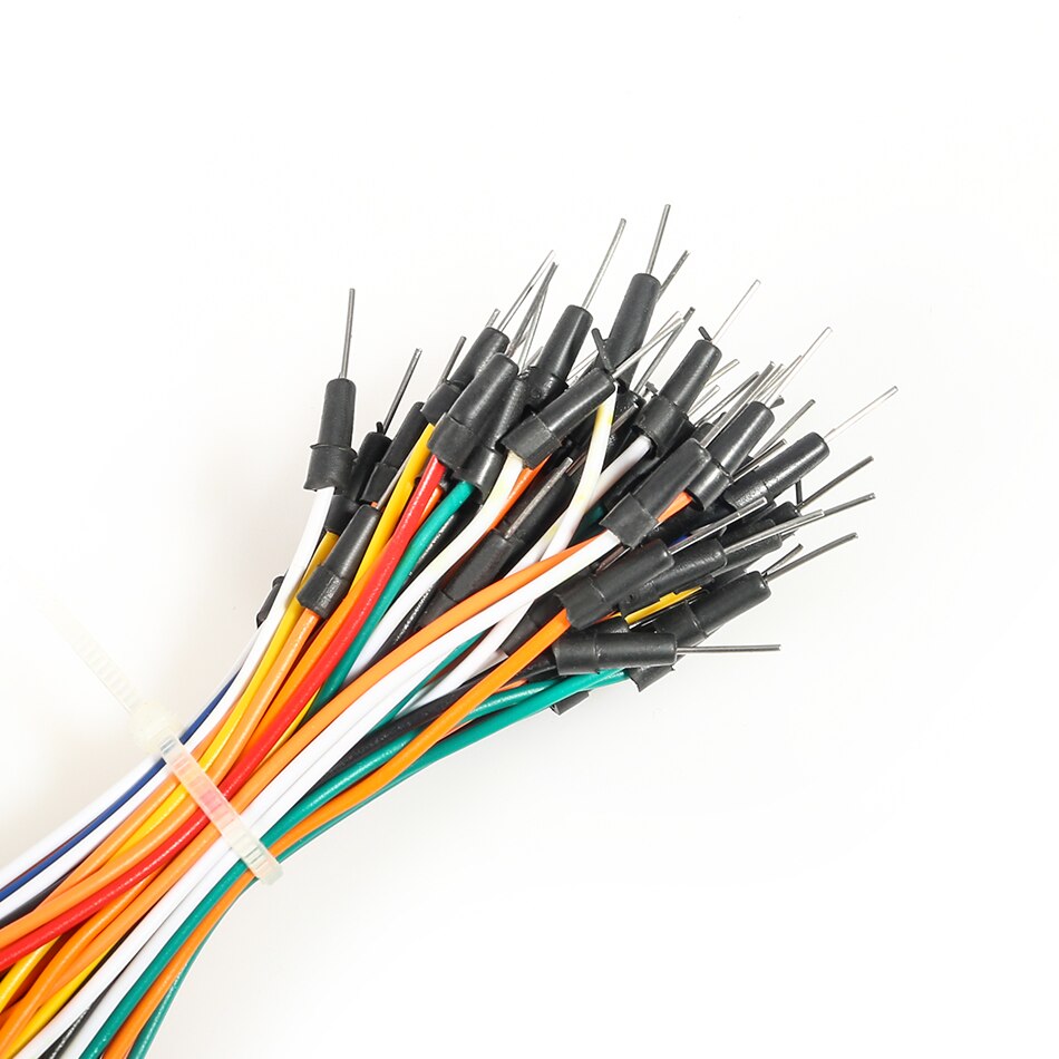 65 stks/partij Smart Elektronica 65 stks/partij Jump Kabel Male Flexibele Jumper Draden voor arduino