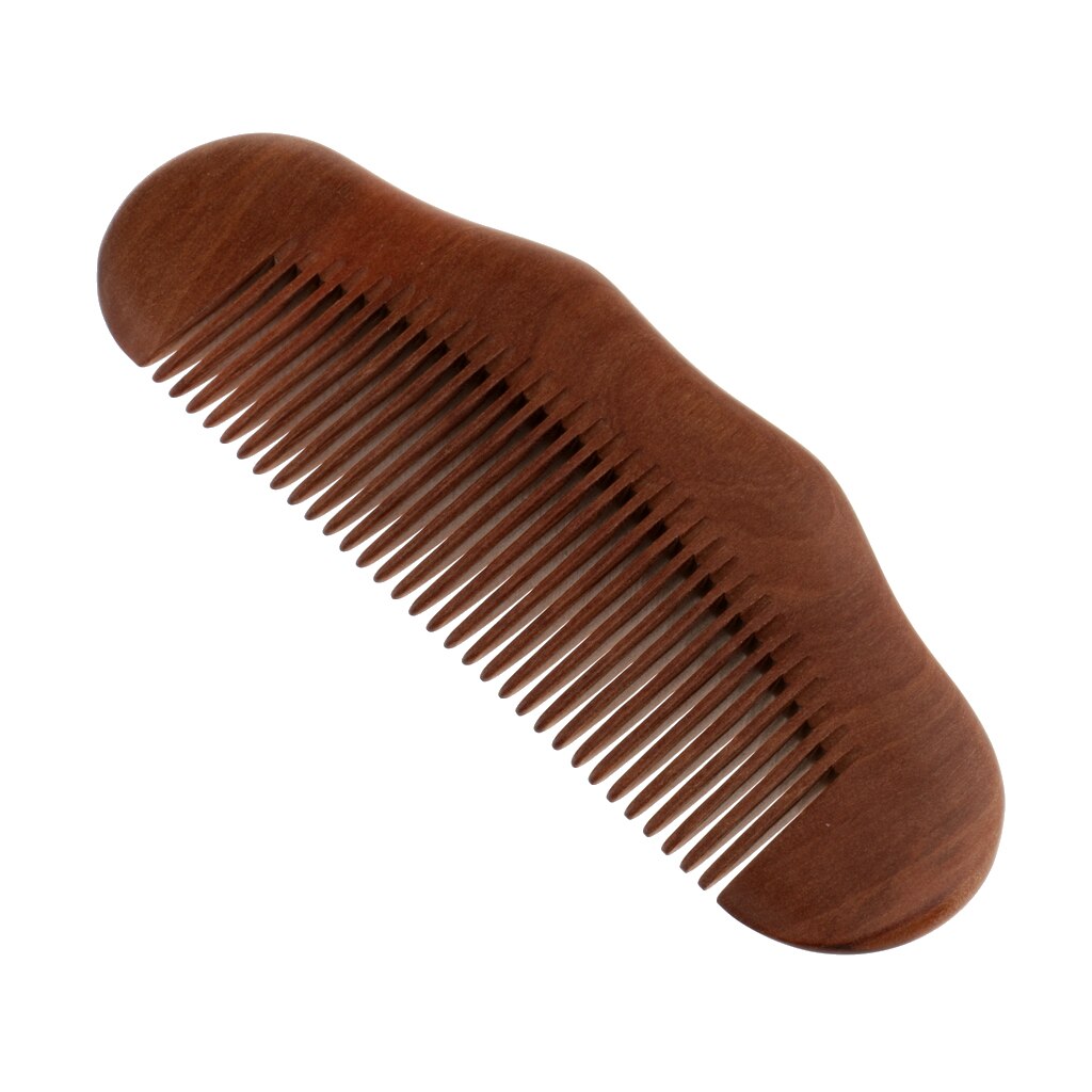 Natural Peach Wood Comb Anti Static Hair Care Combs Head Massage Fine Teeth