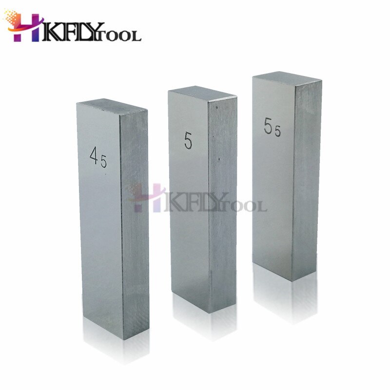 Calibro blocco di 10mm, 20mm, 30mm, 40mm, 50 millimetri Blocco di misura Misura gag Blocco di Acciaio Quadrato gag Misura calibro a corsoio, micrometro