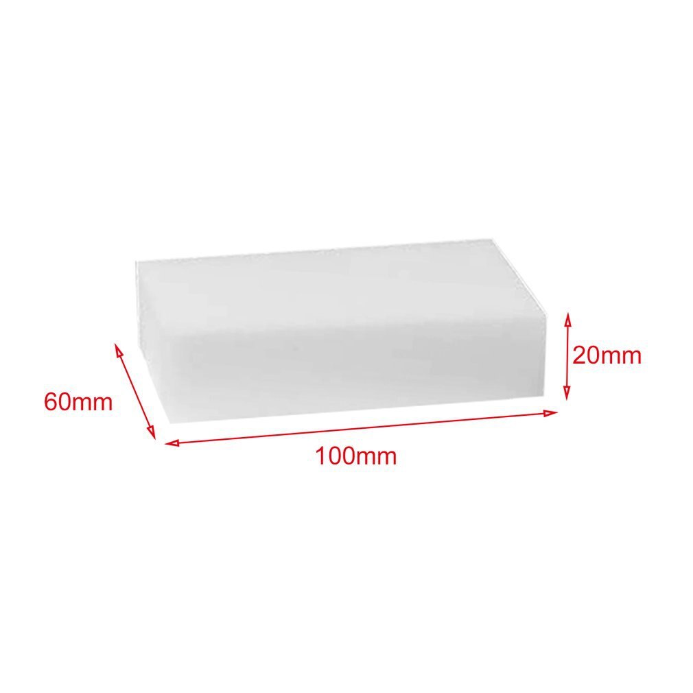5/10/20/50 Stks/partij Wit Magic Sponge Eraser Multifunctionele Reiniger Melamine Spons Voor keuken Badkamer Schoonmaken