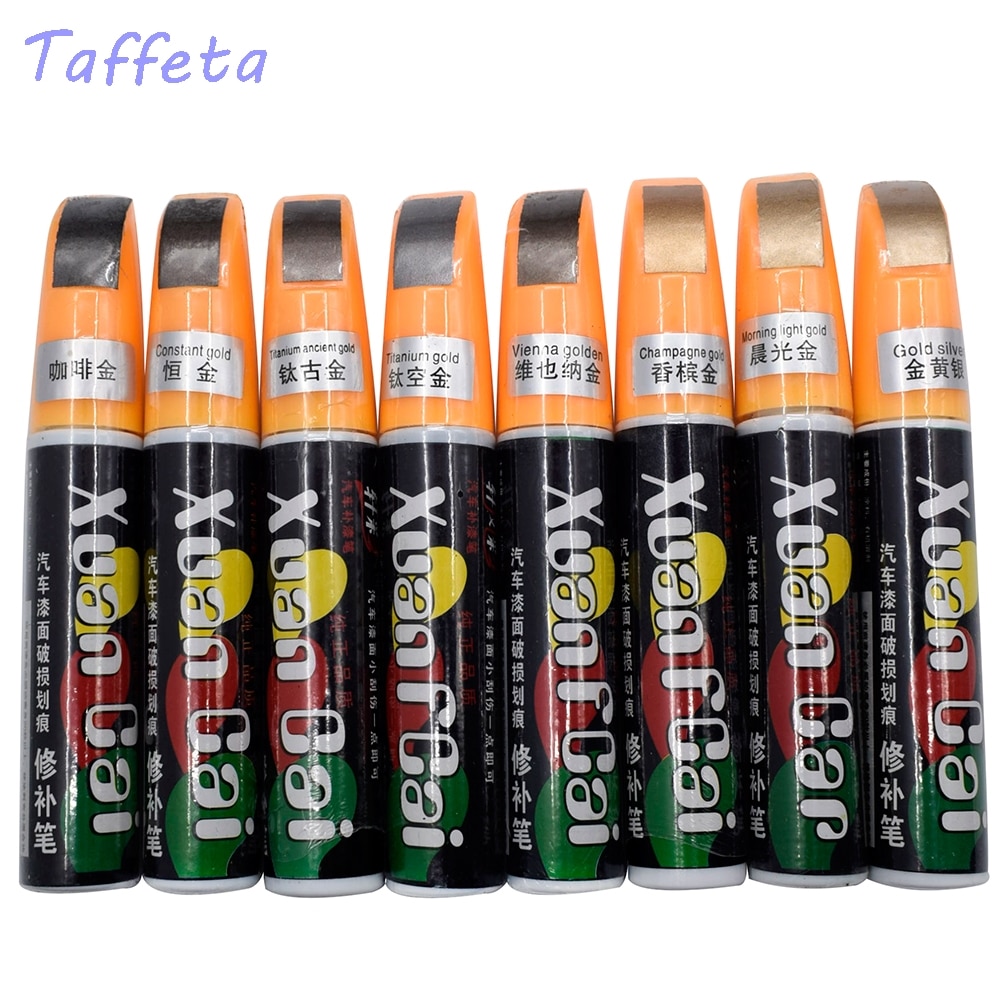 1pcs Gold Colors Car Repair Pen Car Pro Smart Coat Paint Scratch Car Smart Coat 12ML for JAC S2 S3 S5,car painting pen