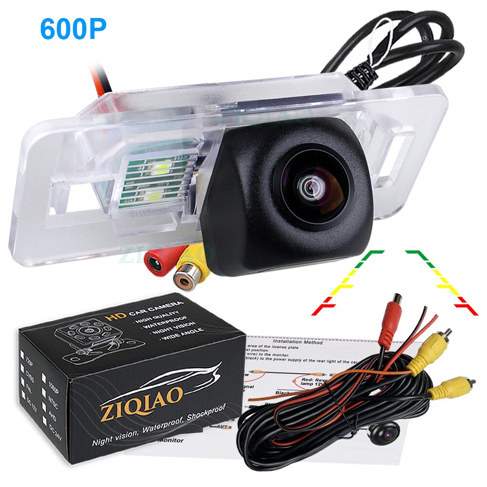 Ziqiao voor bmw 1- serie  e82 3 -serie  e90 e91 5- serie  e39 x1 x3 nachtzicht dynamische achteruitrijcamera  hs023: 600p hs023a