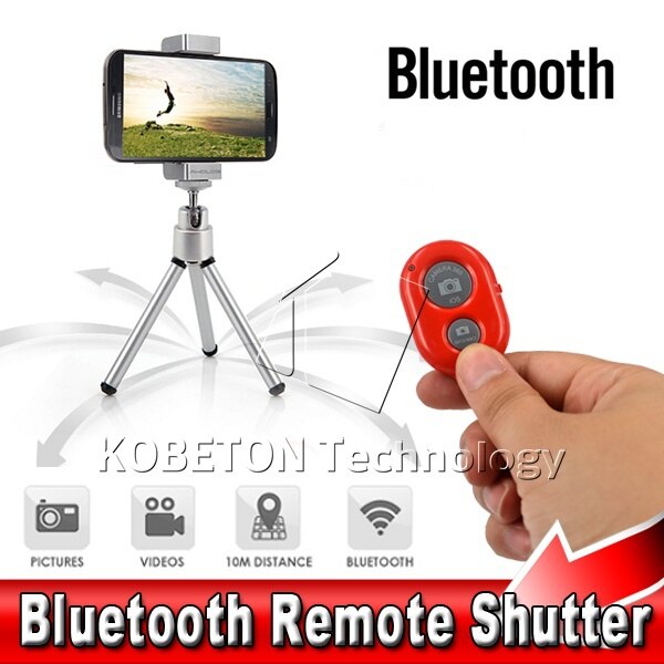 Kebidu Mini Bluetooth Remote Shutter 6 Kleuren Draadloze Camera Control Self-timer Shutter Voor Android Voor IOS Smartphone