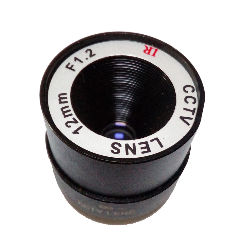 Jienuo Cctv 12Mm Lens Cs Voor Hd Beveiligingscamera 'S F1.2 Beeldformaat 1/3 Beeldformaat Surveillance Camera Lens