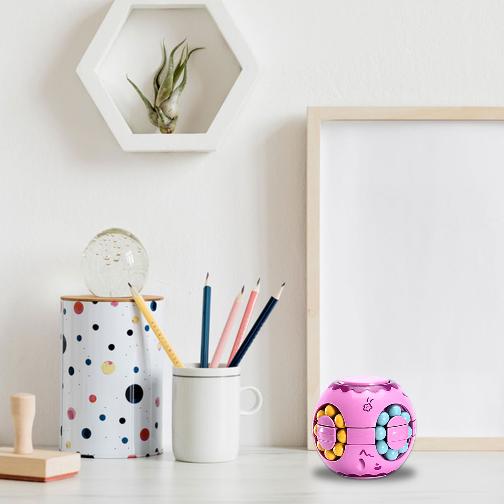 Fingertip Figet Toys Rotating Magic Bean Simple Dimple Popit Intelligence Taint Fingertip Fidget Toy Decompression Toys