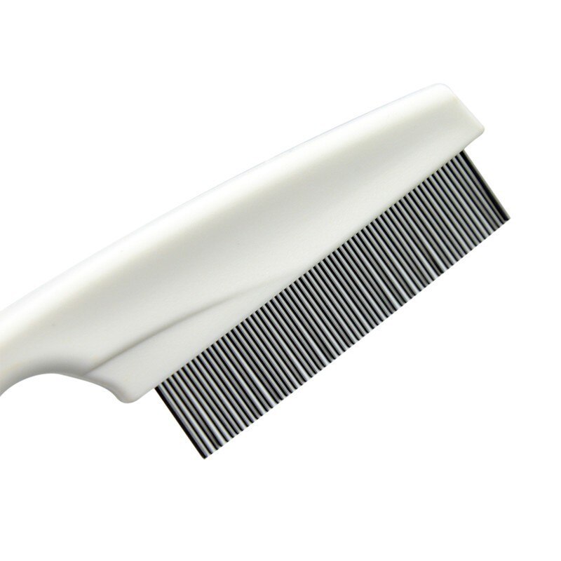 1pc High Comfort Head Lice Comb Metal Nit Head Hair Lice Comb Fine Toothed Flea Flee With Handle For Kids Pet Tool