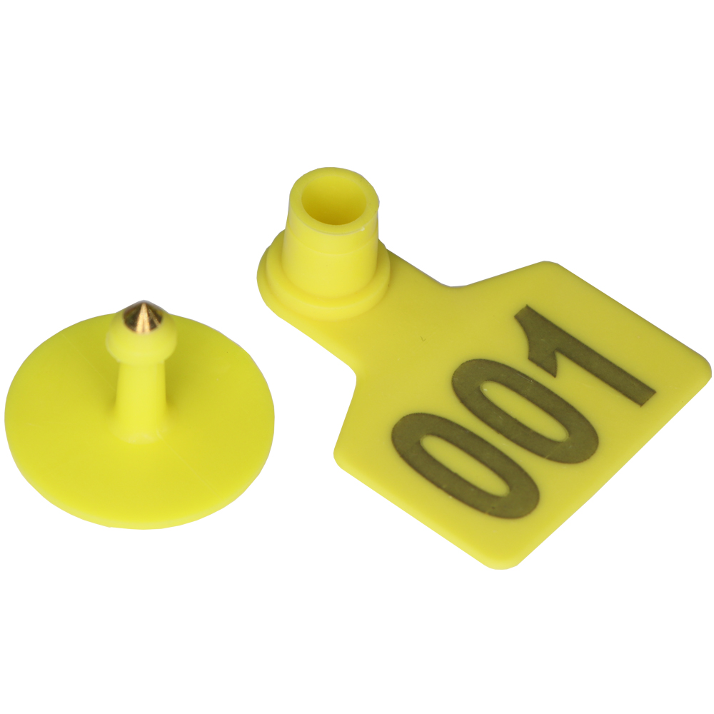 20Pcs 4X5Cm Verschillende Maar Opeenvolgende Nummers Varken Oor Tags Set Boerderij Dieren Label Vee Markers Identificatie kaart Markering