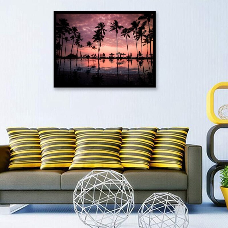 Diamond Painting Kits for Adults 5D DIY Full Drill By Number Round Crystal Rhinestone Embroidery Arts Craft