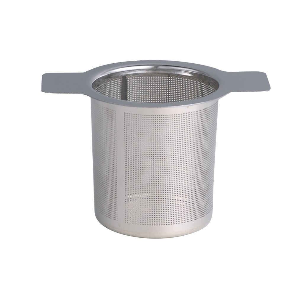 Teinfuser te sil løst krydderfilter te lekkasje mesh rustfritt stål te filter med deksel drinkware kjøkkenutstyr: Uten lokk
