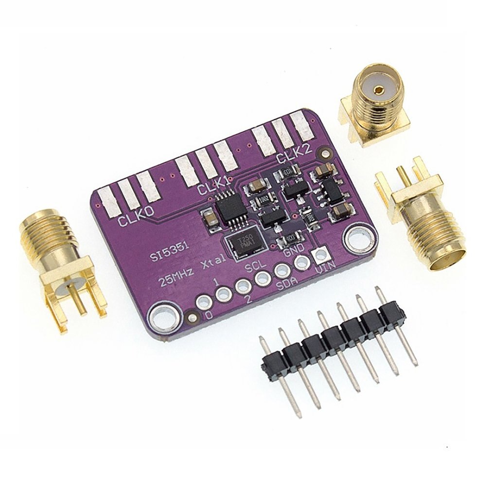 DC 3V 5V SI5351 SI5351A I2C Clock Signal Generator Module High Frequency Signal Square Wave Frequency 8KHz-160MHz For Arduino