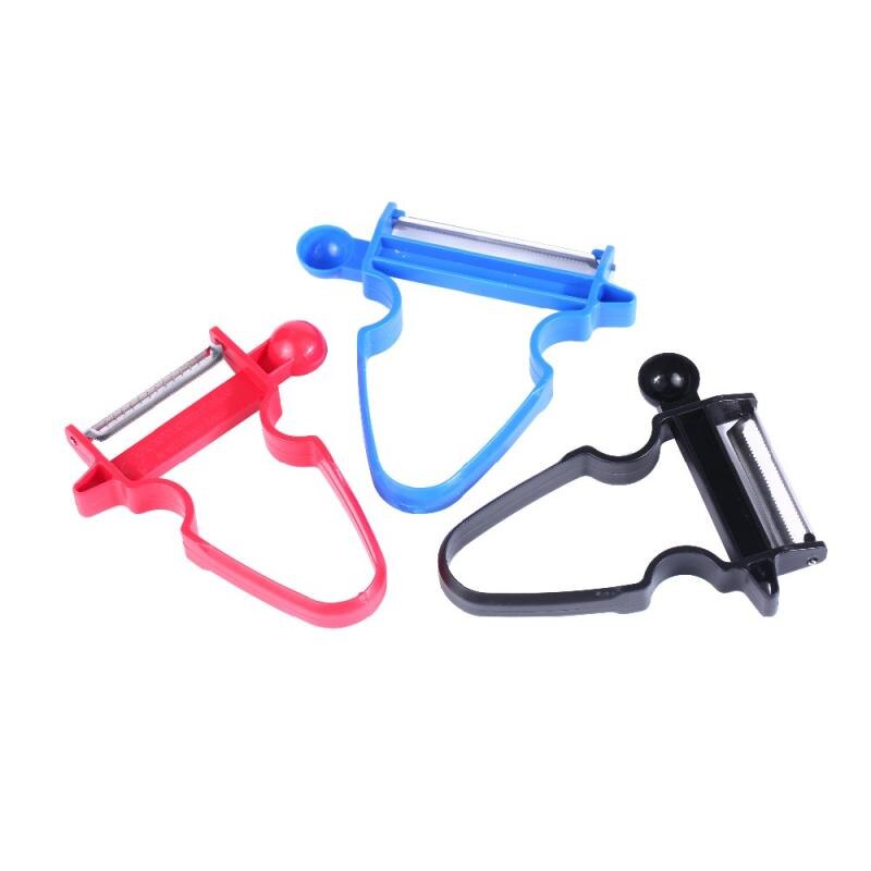 3-piece multi-function shredder, peeler, Julian stainless steel blade peeler, grater, kitchen tool, three Magic Trio Peeler: 3pcs 3color