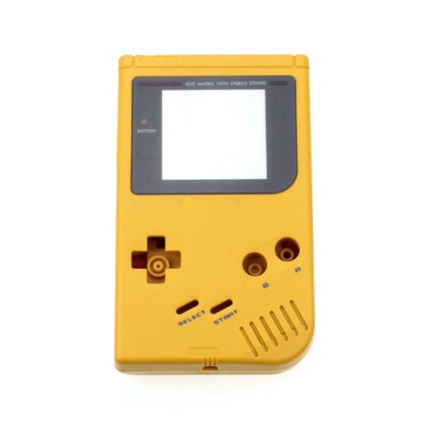 YuXi For GameBoy Classic Game Replacement Case Plastic Shell Cover for GBO DMG Console housing For GB Case: Yellow