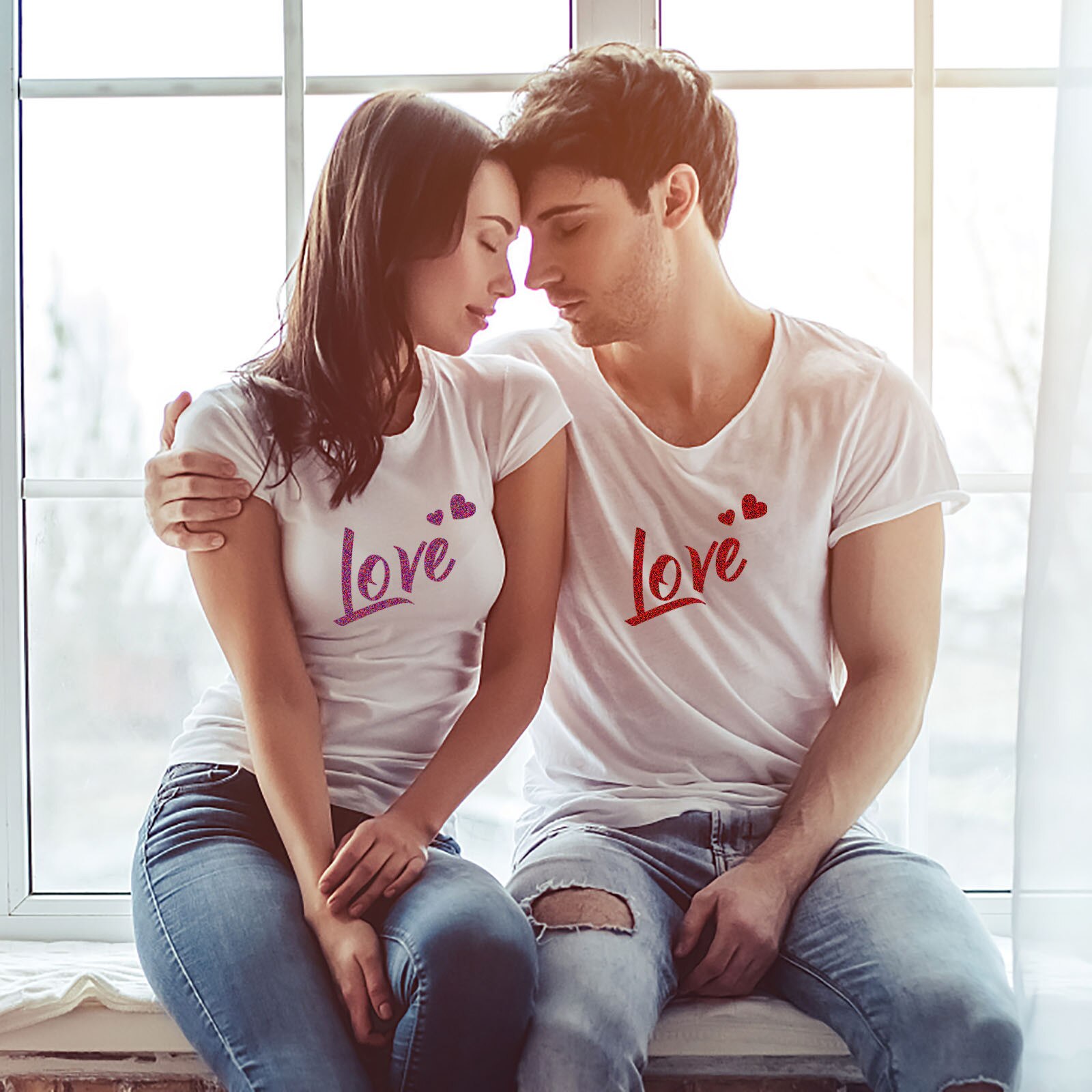 10 Roll Vinyl Heat Transfer Iron On Diy Garment Film Silhouette Paper Art With Valentine's Day For Lovers Family