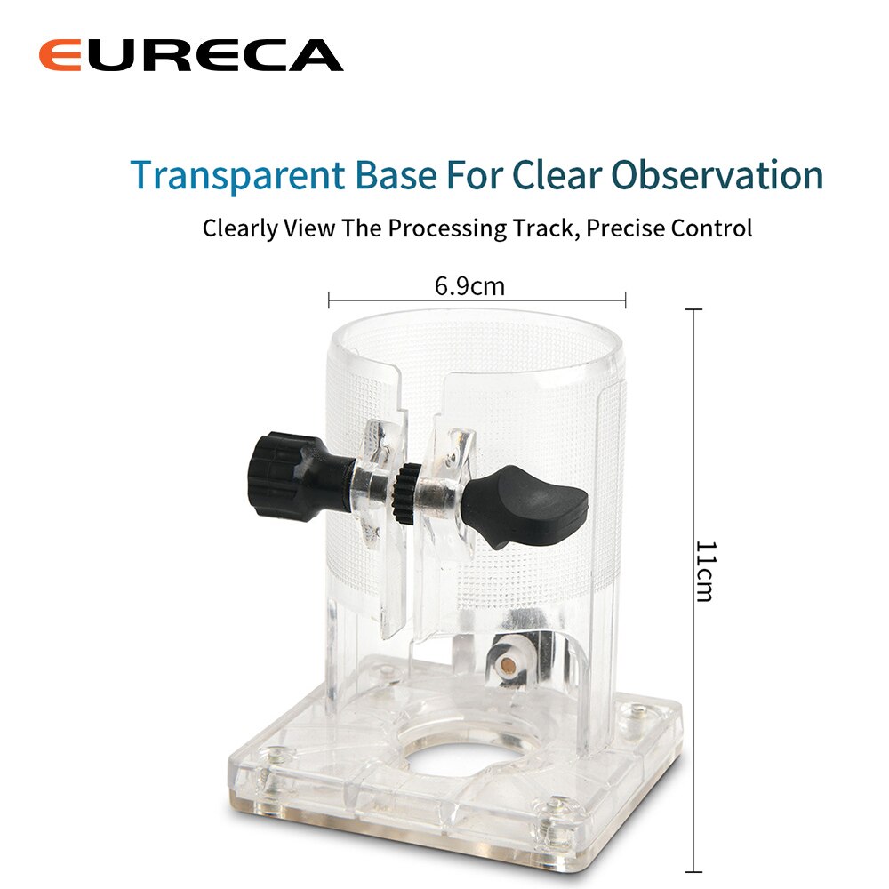 Wooden Router Base Woodworking EngravingTrimming Milling Machine Base Electric Trimmer Machine Base For Power Tool Accessories