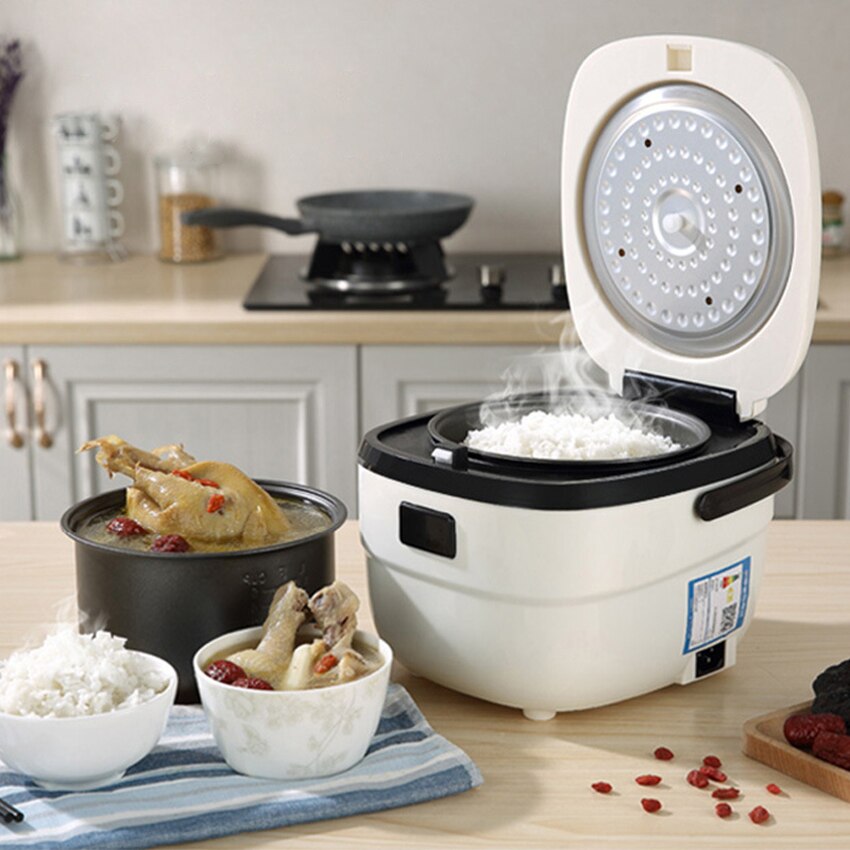 Electric Rice Cooker 2.5L Multi-Function Mini Rice Cooking Machine For Rice Porridge Soup Cake Cooker Intelligent Appointment