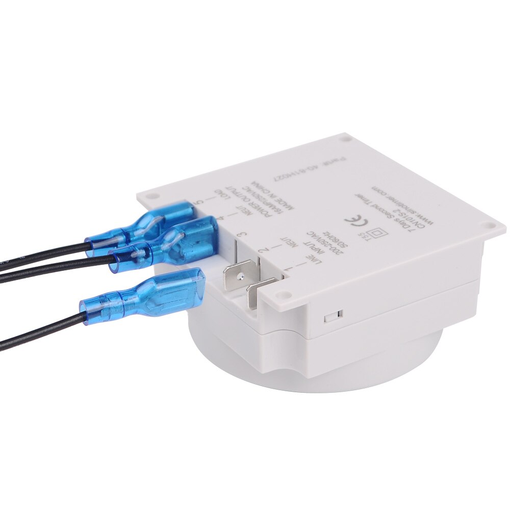 CN101S Programmeerbare Tijdschakelaar 220 V Elektrische Schakelaar Met Timer Digitale Chronometer Timer Voor Licht Timer Off Schakelaar: CN101S with 4 wires