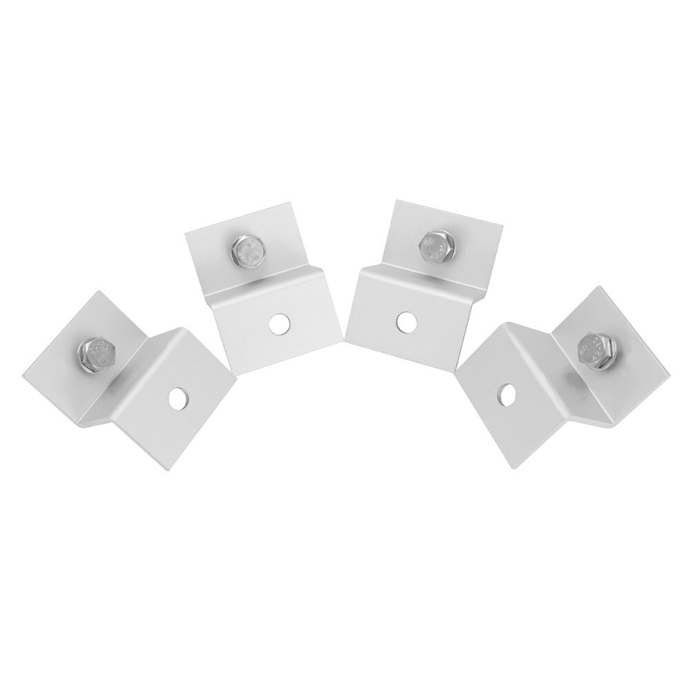 4 Stks/set Z Stijl Zonnepaneel Montagebeugels Sets Voor Rv Boot Off Grid Aluminium